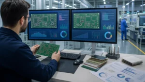 PCB engineer comparing manufacturing variables that affect quotations for the same Gerber file